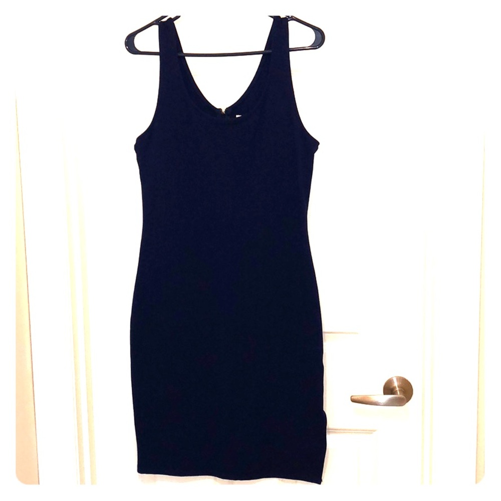 Simple blue dress
